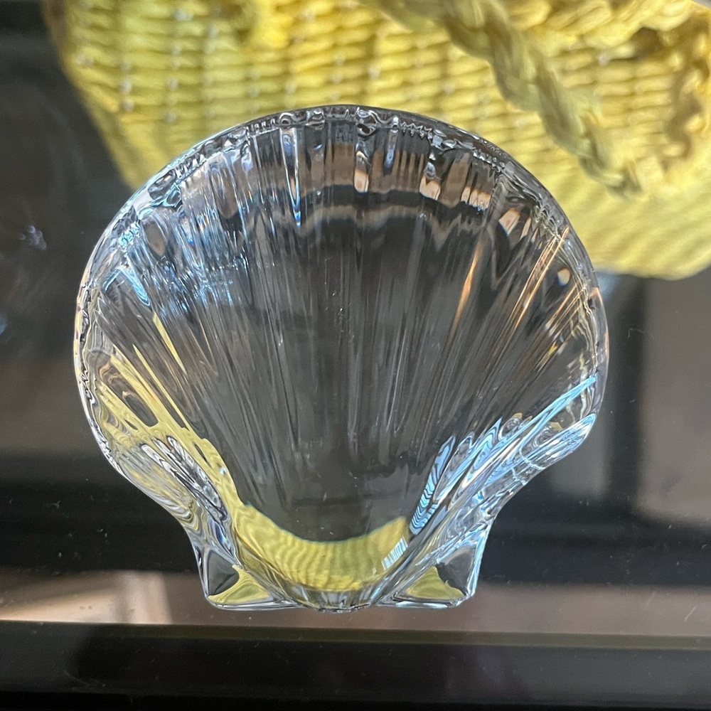Baccarat shell paperweight and Baccarat candy dish 💎💎💎💎💎 - Picture 5 of 12